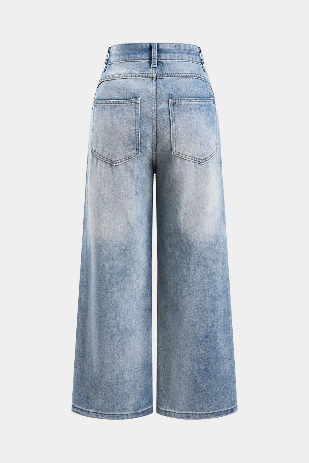 Denim Straight Leg Jeans