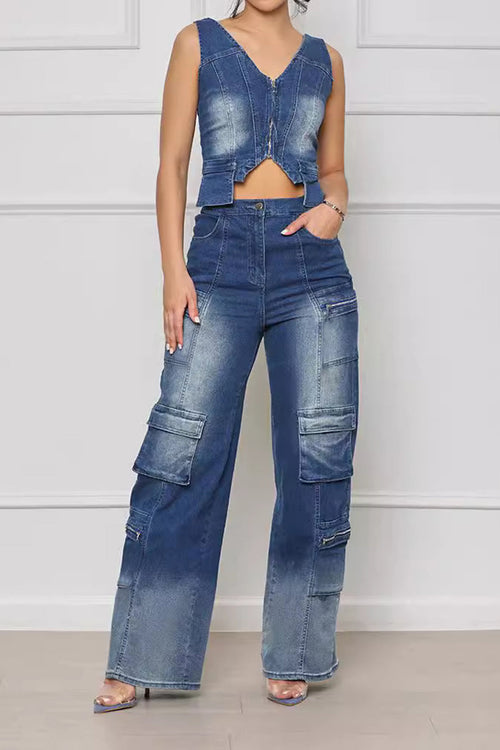 Urban Edge Denim Set