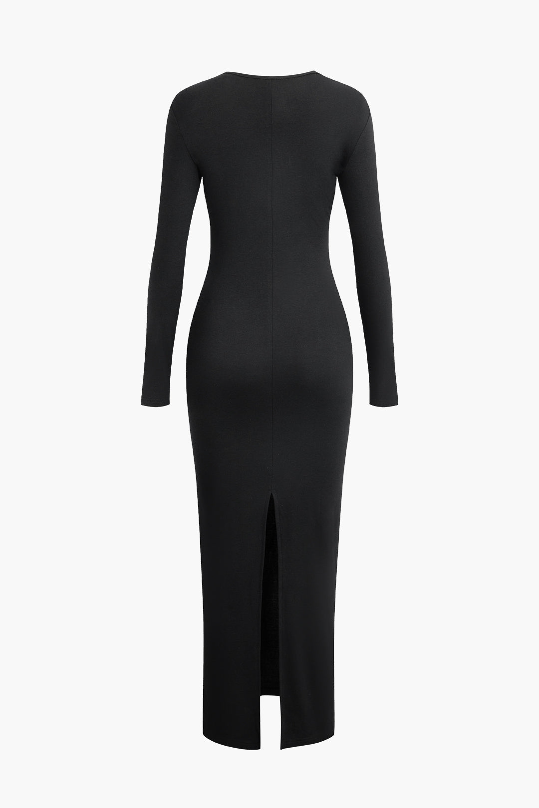 Neck Slit Maxi Dress